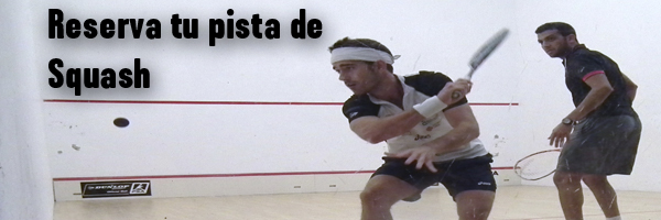 Ya puedes reservar tus pistas de Squash 